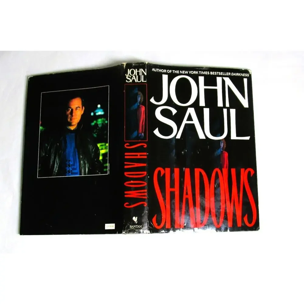 SHADOWS by John Saul 1992 Hardcover with Dust Jacket Horror Novel Supernatural